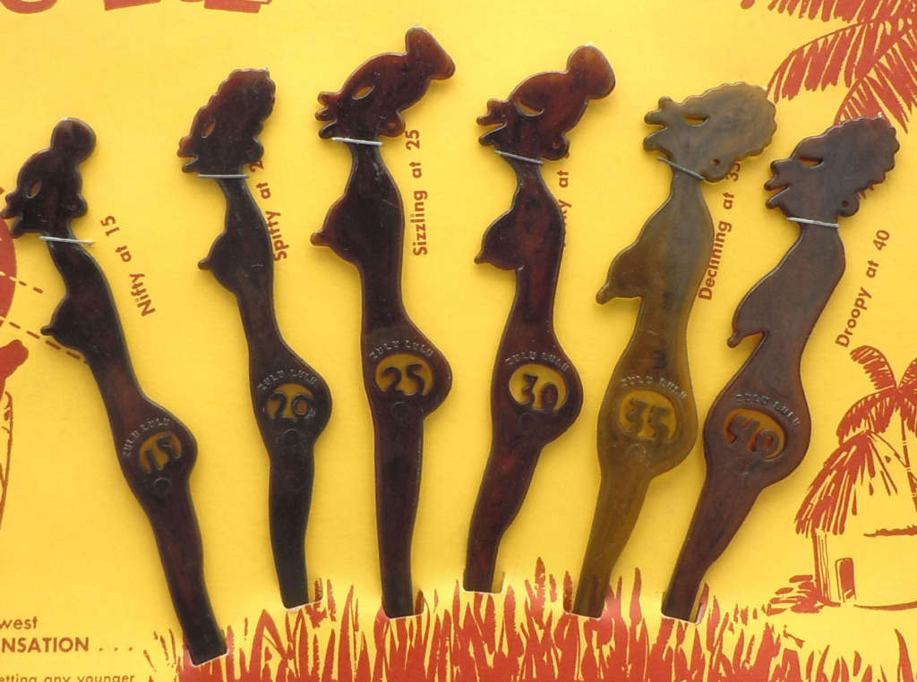 ZULULULU SWIZZLE STICKS American Antiques