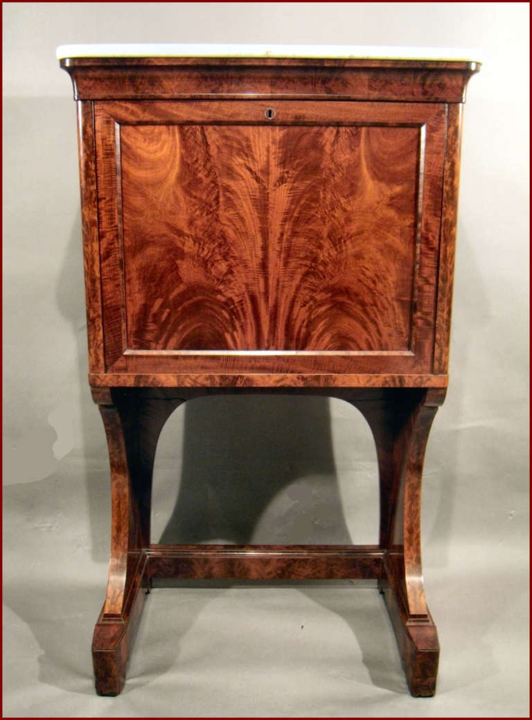 CLASSICAL DUNCAN PHYFE RESTAURATION DESK American Antiques